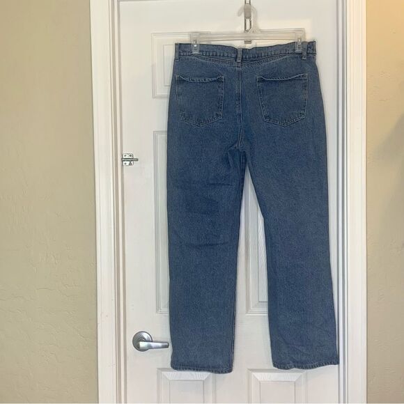 Edikted Raquel Folded Jeans Size XL - Picture 5 of 12